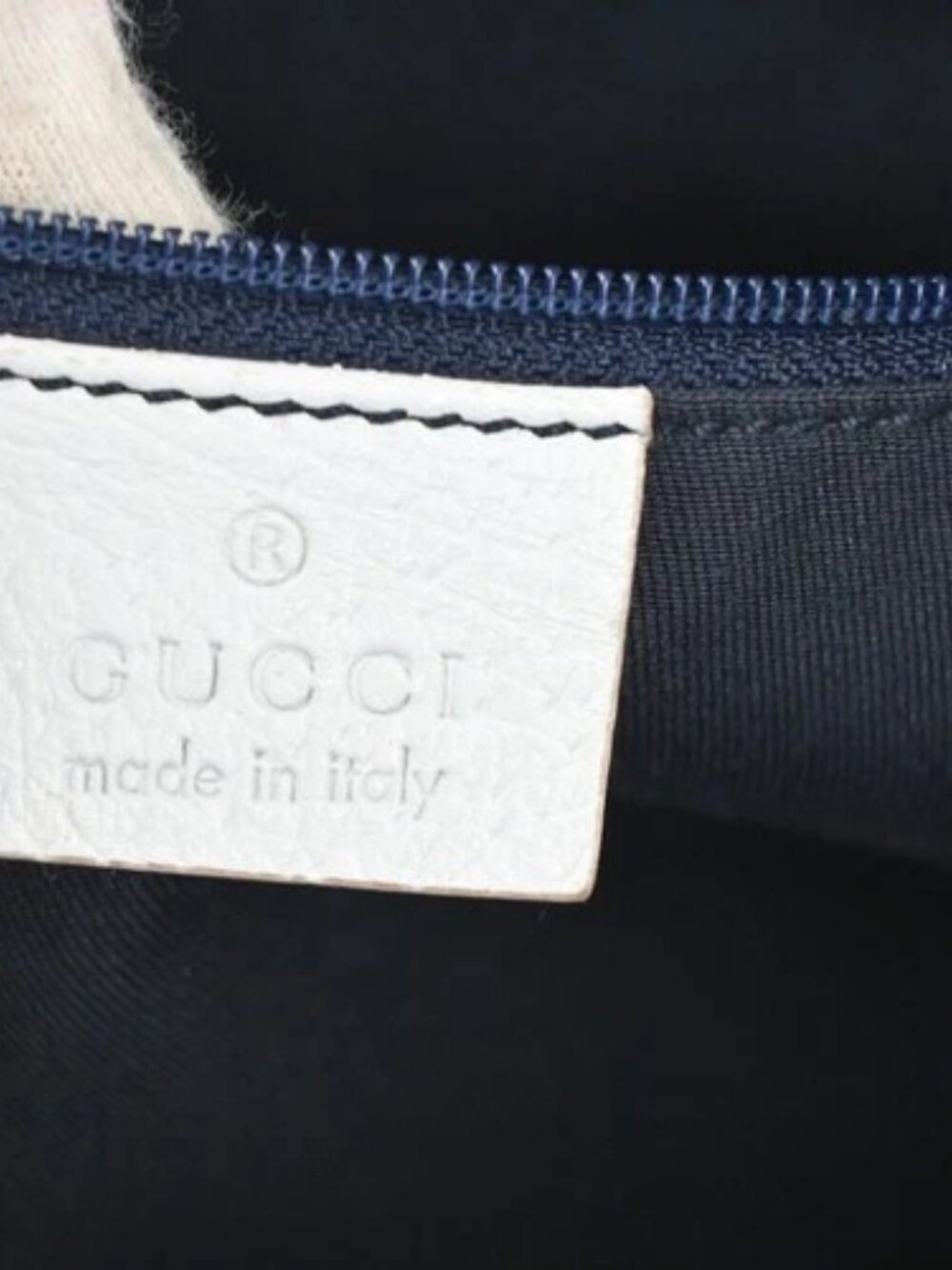 GUCCI Logo GG Pattern Abbey Shoulder Tote Bag Canvas Leather White GHW 34TA557 - Picture 15 of 16